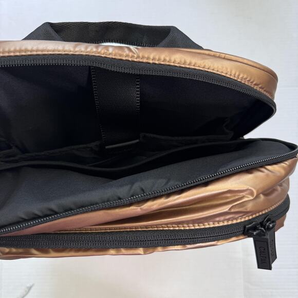 Calpak Luka Laptop Backpack Padded Travel Work School Bag Luggage Copper Color - Picture 8 of 9
